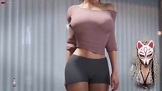 Ms. Denvers is a gorgeous mommy enjoying a bath time session