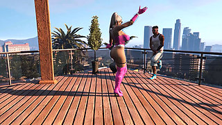 GTA 5 Franklin Hires Premium Lady in his Vinewood Mansion PART1