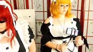 slut his tall blonde fetish flashing ass on live webcam
