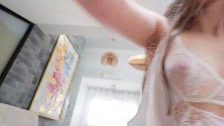Sexy Big Ass Brunette Teen Pussy Pounded Hard