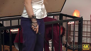 Cuck4k. hardcore in front of my husband is something new