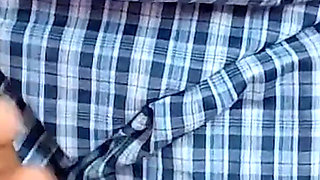 Eating Cum of Unknown Person in Public