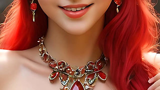 Cartoon Style Artistic Nude Adult Woman Eating Sloe - Ai Slideshow