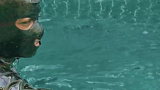 Thirsty Gimp Has Foot Fetish Quenched by Ms Nacke
