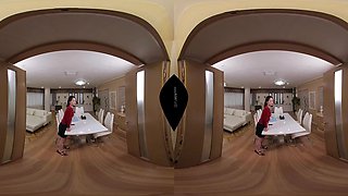 POV VR porn in 4k - amateur lesbian threesome with Asian chicks