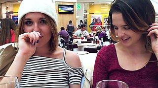 Brunette Amateur Beauty Banged All Over On Public Beach