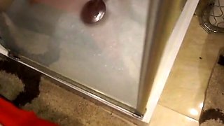 Steamy Solo Shower Massage Orgasm
