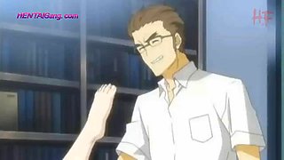 Hentai Student Fucks Two Teachers in Slut Training Duel With Toys  Deep DP