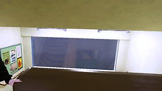 POV Trying Not To Get Caught Facesitting Upstairs With