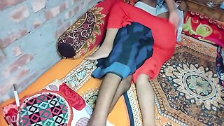 New Married Couple Having Romantic Sex