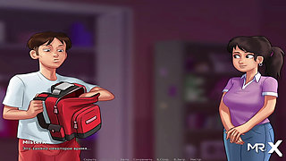 SummertimeSaga - Headmistress Punishes Her Students E2 # 10