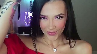 Amateur striptease and Solo masturbation