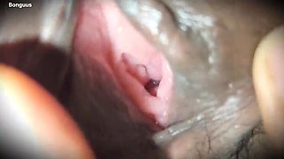 Stepmom asks me to cum inside her wet hairy pussy
