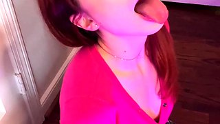 Amateur pantyhouse webcam teen strips and strokes her vagina