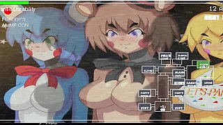 Anime love fan brings video game hentai to life with Five Nights at Freddy's