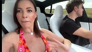 Mom Dana DeArmond Drives Friend to Work - Hot Car Sex with Luke Cooper