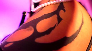 Big boobed soccer mom is toying her mature pussy