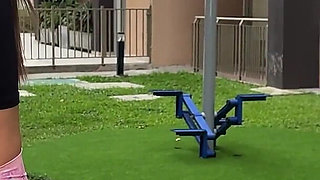 My Girlfriend Left Me Alone at Home with Her Roommate, and We Ended up Having Wild Sex in Her Living Room