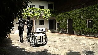 Blonde fetish gagged and fucked
