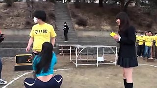 Hot asian slut gives hardcore blowjob to white stud