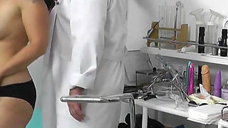Mature gyno exam - perverted gyno doctor secretly records a gyno exam of another woman