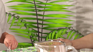 Cheating Sofia and Secret Affairs - Day 10: Corruption Lvl 5 - Public Thrill: Lesbian Play at Gym, Blowing Liam in Restaurant