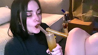 Beautiful brunette in sexy solo fingering masturbation 2 wmv