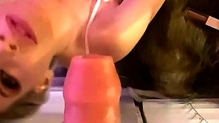 College coed amateur blonde big sex toy EXGF