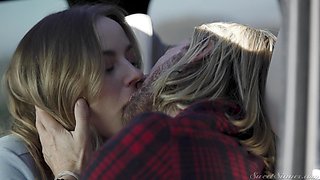 Blonde Bombshell Anna Claire Clouds in Fiery Passion
