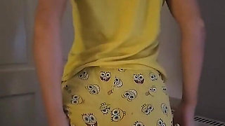 Stripping From My Spongebob Pjs