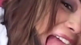 Young Asian Nurse in Lingerie Drilled Deep Before Facial