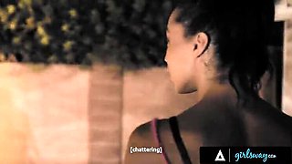 GIRLSWAY - Alexis Tae Gets Hot for Ana Foxxx at a Party and They Have Passionate Lesbian Sex