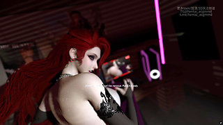 VAM Sexy black silk royal sister enters the explosive female anchor