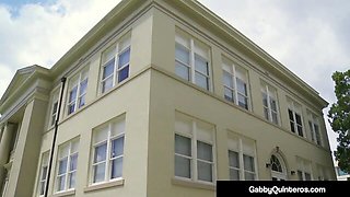 Gabby's sucking dick clip