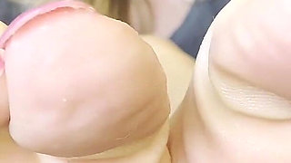 Footjob From Step-mommy