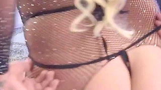 Mature, Busty, Dominant Woman with a Shaved Pussy Ends up Being Tamed by a Young Man