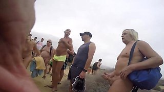 le bukkake d anette sur la plage