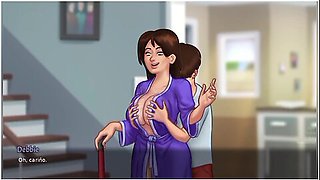 Mi Madrastra Es Tan Sumisa Que Me Quiere Complacer Todo El Dia Donde Me Su Vajina - Summertime Saga