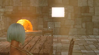 Ep8: Armor Bench and Firepit Cauldron - Wicked Island Stone House Upgrades