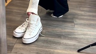 Linsey Dawn solo foot fetish