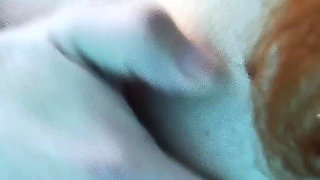 Underwater Outdoor Pool Sex with Long Hair Redhead Rapunzel MILF