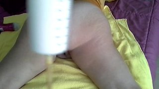 two Syringes of scorching milk clyster