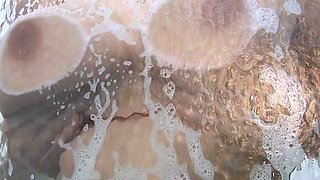 Great Big Boobs On Masturbating Redhead