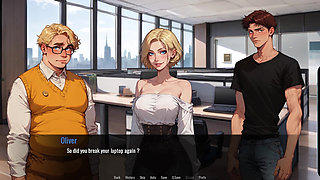 A Hot Redhead Stripper Gives a Lap Dance- Welcome to Port Haven #4 Gameplay