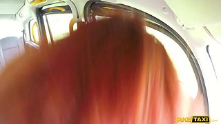 Antonio Black Bangs Redhead in a Wild Taxi Heat