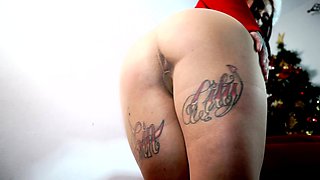 Chubby Brunette Big Boobs Dildo Masturbation