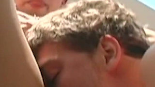 An Innocent Teen Cutie with Big Natural Tits Is Banged Hard on the Balcony.