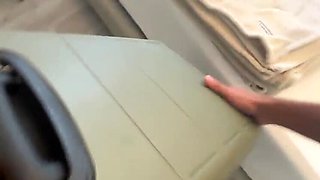 Step Sister Jade Greene Blowjob in Bed on Vacation