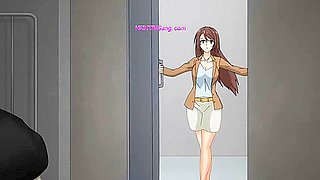 Ren’s big boobs break free in a dark storage room hook-up • HENTAI UNCENSORED