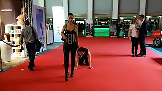 Hot brunette amateur MILF rides hubbys cock